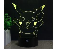Beling 3D lampa, Pikachu 2, 7 barevná S213