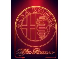 Beling 3D lampa, Alfa Romeo logo , 7 barevná DW5DS13LLJ