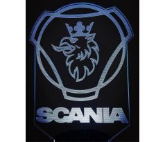 Beling 3D lampa, Scania logo , 7 barevná DW5DHDS13