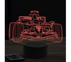 Beling 3D lampa, Formula Kimi Raikkonen 2007 ,16 Barevná, FF12