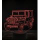 Beling 3D lampa, Jeep Hotchkiss M201, 7 farebná, VBN8