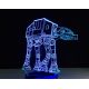 Beling 3D star wars lampa, AT AT, 7 barevná s1