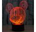 Beling 3D lampa, Mickey mouse, 7 barevná S39