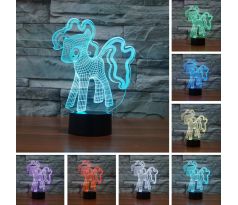 Beling 3D lampa, My Little Pony, 7 barevná S42