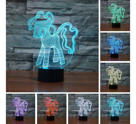 Beling 3D lampa, My Little Pony, 7 barevná S42