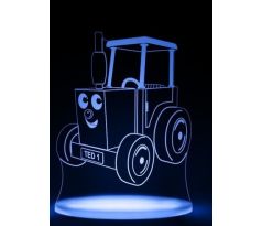 Beling 3D lampa, Traktor detský, 7 barevná S65