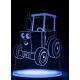 Beling 3D lampa, Traktor detský, 7 barevná S65