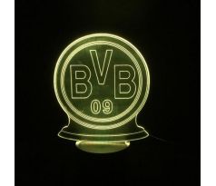 Beling 3D lampa, BVB Borussia Dortmund,7 barevná S 78