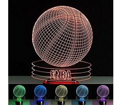 Beling 3D lampa, NBA, 7 barevná S99