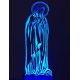 Beling 3D lampa, Panna Mária model 2, 7 barevná S107