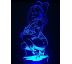 Beling 3D lampa, Harley Quinn model 2, 7 barevná S121
