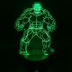 Beling 3D lampa, Hulk, 7 barevná S124