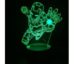 Beling 3D lampa, Iron Man, 7 barevná S128