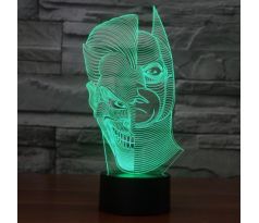 Beling 3D lampa, Joker vs Batman, 7 barevná S129