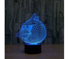Beling 3D lampa, Angry Birds, 7 barevná S149