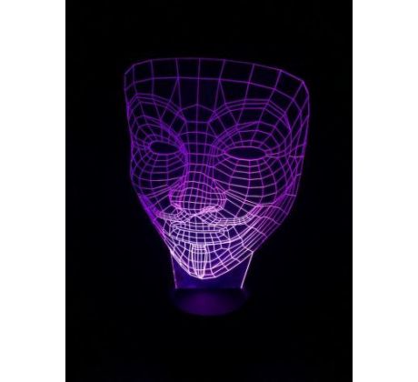 Beling 3D lampa, Anonymous, 7 barevná S150