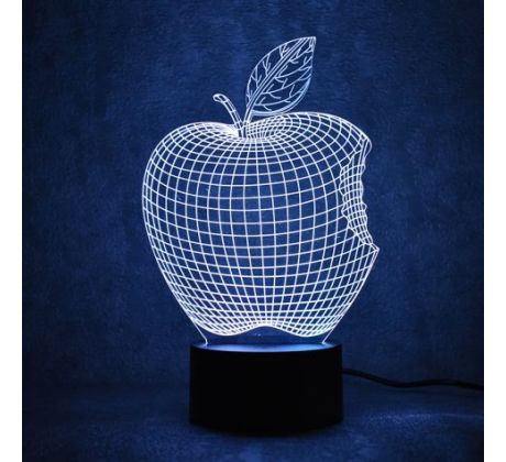 Beling 3D lampa, Apple, 7 barevná S152