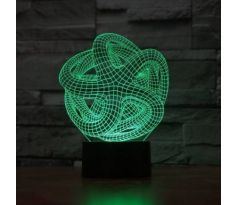 Beling 3D lampa, Chobotnica 2, 7 barevná S157