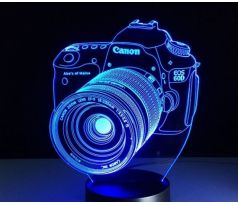 Beling 3D lampa, Fotoaparát, 7 barevná S160