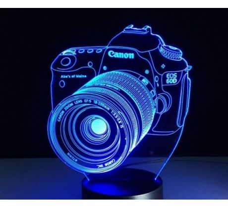 Beling 3D lampa, Fotoaparát, 7 barevná S160