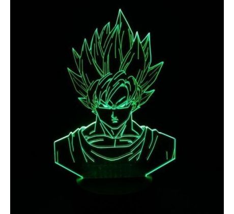 Beling 3D lampa, Goku, 7 barevná S163