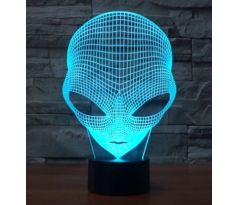 Beling 3D lampa, Mimozemšťan, 7 barevná S183