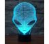 Beling 3D lampa, Mimozemšťan, 7 barevná S183