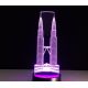 Beling 3D lampa, Petronas tower-výškové budovy, 7 barevná S186