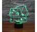 Beling 3D lampa, Bulbasaur, 7 barevná S214