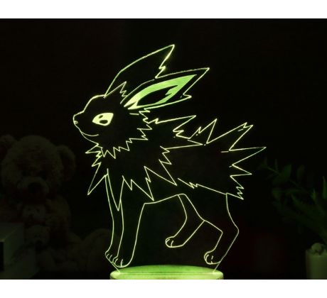 Beling 3D lampa, Jolteon, 7 barevná S219