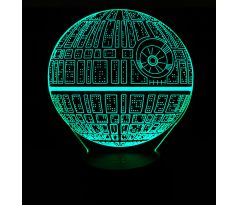 Beling Dětská lampa, Death Star, 7 barevná S9915