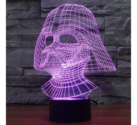 Beling Dětská lampa, Darth Vader, 7 barevná S9913