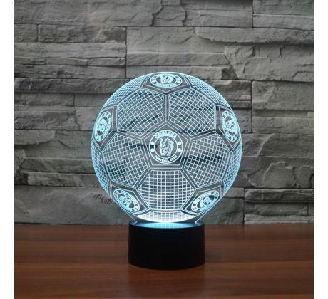 Beling Dětská lampa, Lopta s logom Chelsea, 7 barevná S9187