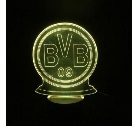 Beling Dětská lampa, BVB Borussia Dortmund,7 barevná S9178