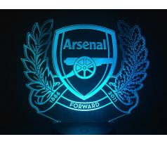 Beling Dětská lampa, 3D lampa Arsenal, 7 barevná S9171