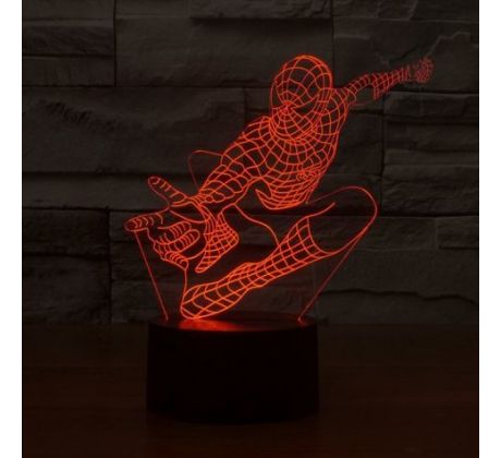 Beling Dětská lampa, Spider Man 2, 7 barevná S1135