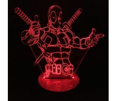 Beling Dětská lampa, Deadpool, 7 barevná S1119