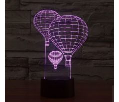 Beling Dětská lampa, Lietajúce balóny, 7 barevná S1179