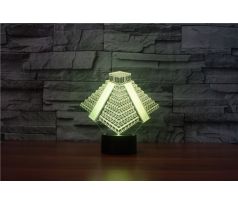 Beling Dětská lampa, Aztécka pyramída, 7 barevná S1153