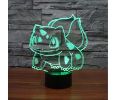 Beling Dětská lampa, Bulbasaur, 7 barevná S1214