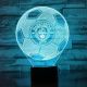 Beling 3D lampa, Manchester City lopta, 7 barevná S230