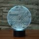 Beling 3D lampa, SSC Neapol lopta, 7 barevná S237