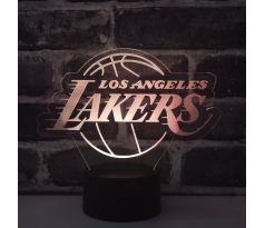 Beling 3D lampa, Los Angeles Lakers, 7 barevná S245