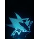 Beling 3D lampa, San José Sharks, 7 barevná S163842HS