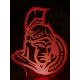 Beling 3D lampa, Ottawa Senators, 7 barevná S163842ES
