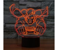 Beling 3D lampa, Superman, 7 barevná S163842TD