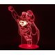 Beling 3D lampa, Superman, 7 barevná S163842RD