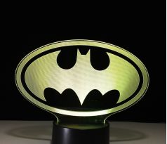 Beling 3D lampa, Batman logo , 7 barevná S163842PO