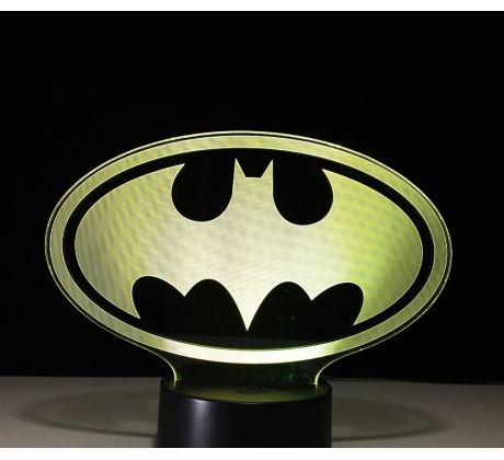 Beling 3D lampa, Batman logo , 7 barevná S163842PO