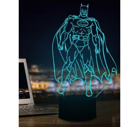 Beling 3D lampa, Batman , 7 barevná S163842MN